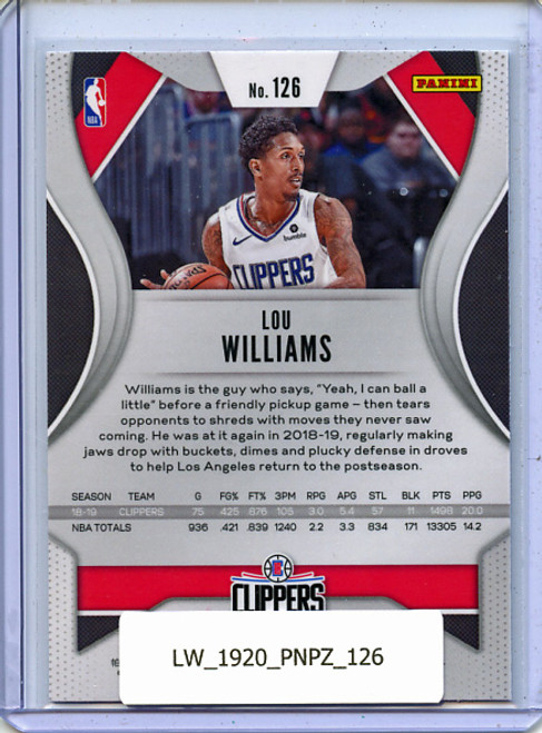 Lou Williams 2019-20 Prizm #126