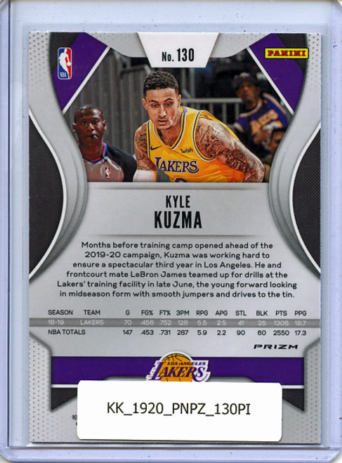 Kyle Kuzma 2019-20 Prizm #130 Pink Ice