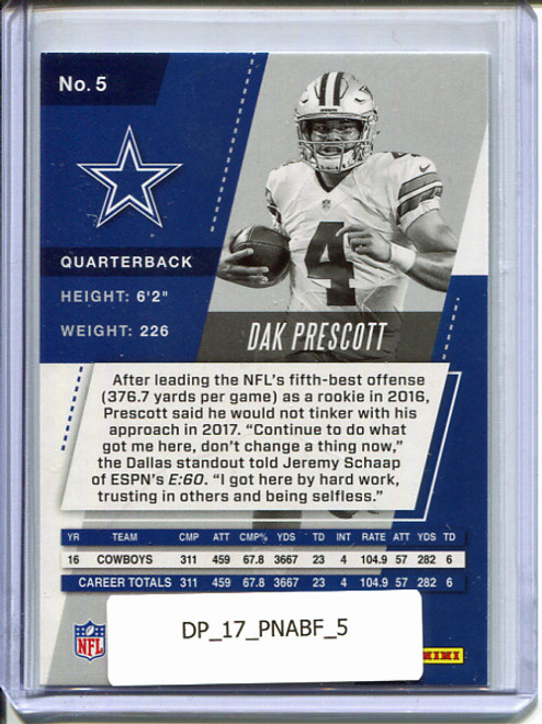 Dak Prescott 2017 Absolute #5