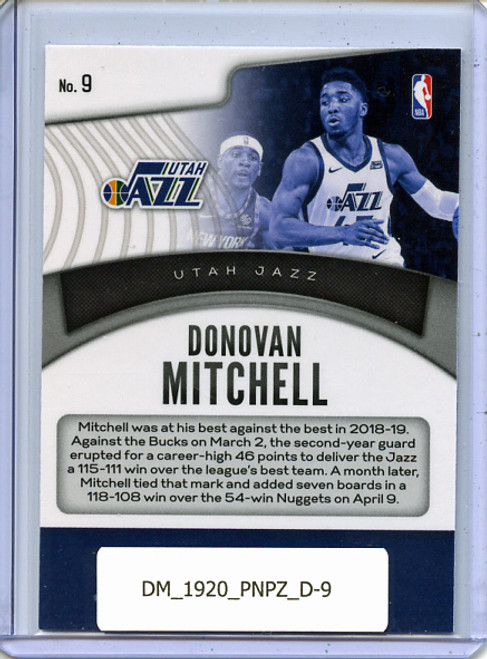 Donovan Mitchell 2019-20 Prizm, Dominance #9