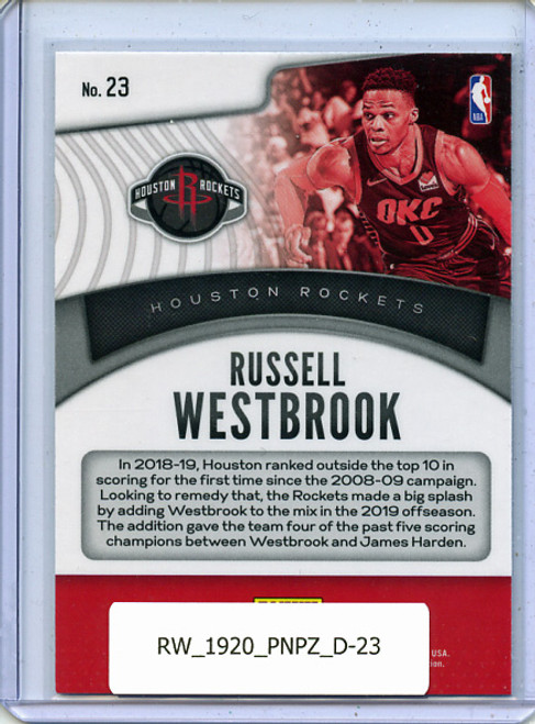 Russell Westbrook 2019-20 Prizm, Dominance #23