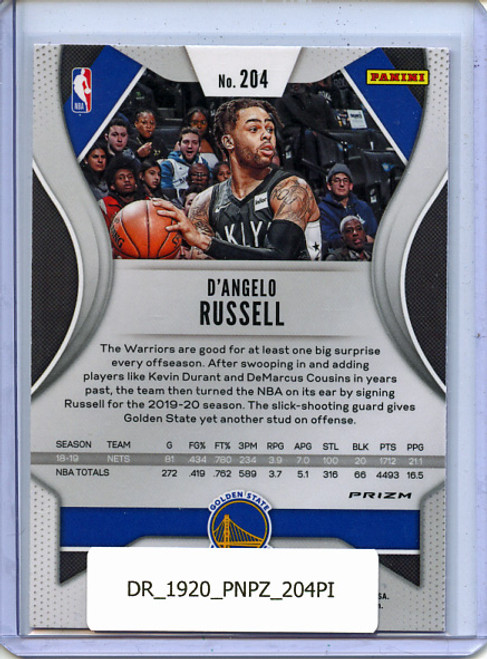D'Angelo Russell 2019-20 Prizm #204 Pink Ice