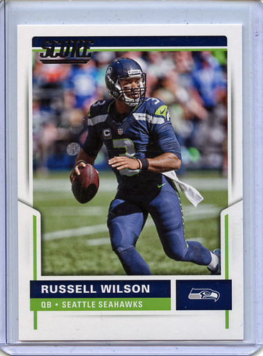 Russell Wilson Autograph Signed 2014 Panini Card 87 Seahawks 