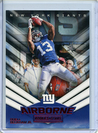 Tiki Barber autographed football card (New York Giants) 2002