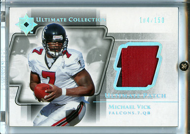 Michael Vick Alge Crumpler Jersey Card LOT FALCONS