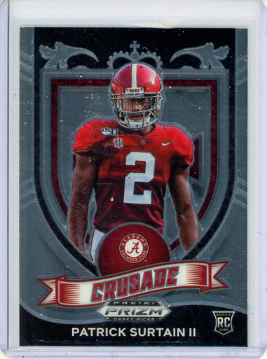 Mavin  2021 prizm red white blue patrick surtain