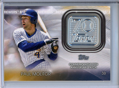 Paul Molitor 2001 Fleer Jersey Card