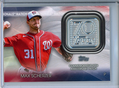 2020 Topps J. D. Martinez Commemorative Jersey Sleeve Patch