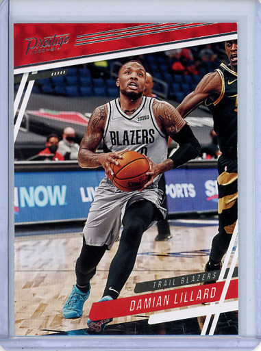 Damian Lillard 2015-16 Panini Prestige NBA Materials Autograph