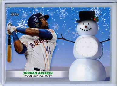 2022 Topps Holiday Aaron Judge 2 Player Jersey Relic Card WRC-AJ