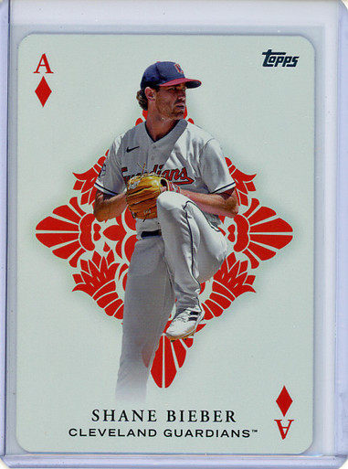 Shane Bieber 2023 Topps, All Aces #AA-15 (CQ)