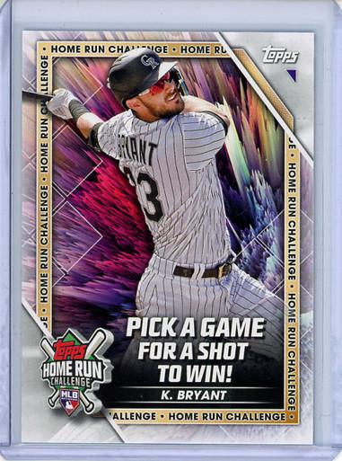  2022 TOPPS HOME RUN CHALLENGE CODE #HRC-7 CODY