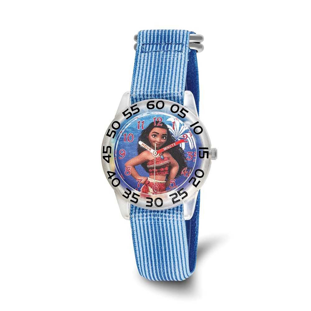 Disney Kids Moana Blue Strap Acrylic Time Teacher Watch by Disney Disney Kids Moana Blue Strap Acrylic Time Teacher Watch by Disney