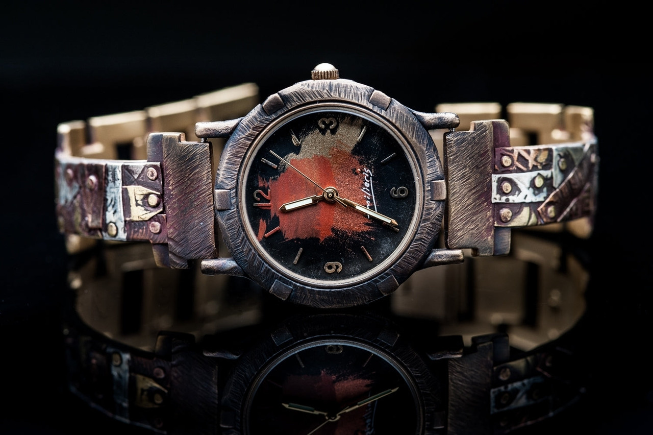 Golan Three-Tone Narrow WatchCraft Handmade Watch by 