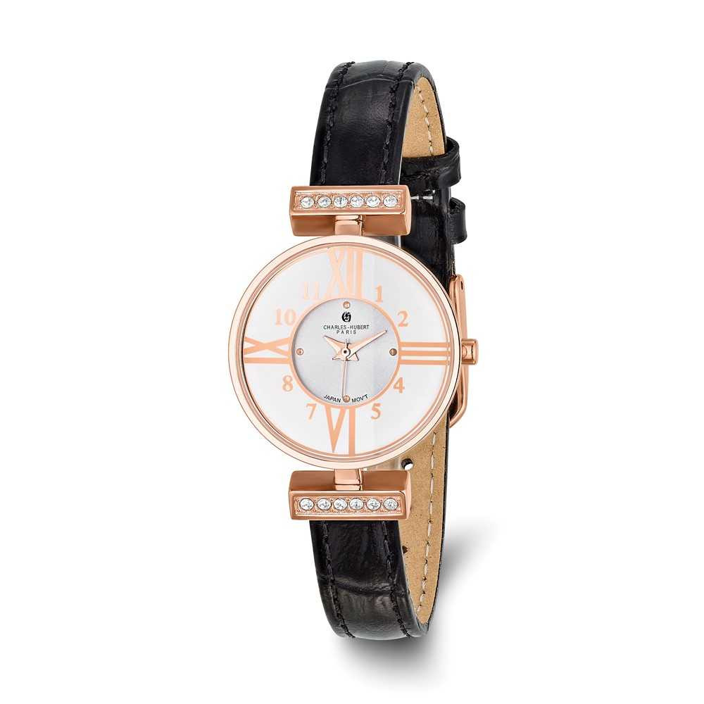 Charles Hubert Ladies 2-Tone Stainless Off-White Dial Watch display picture 1