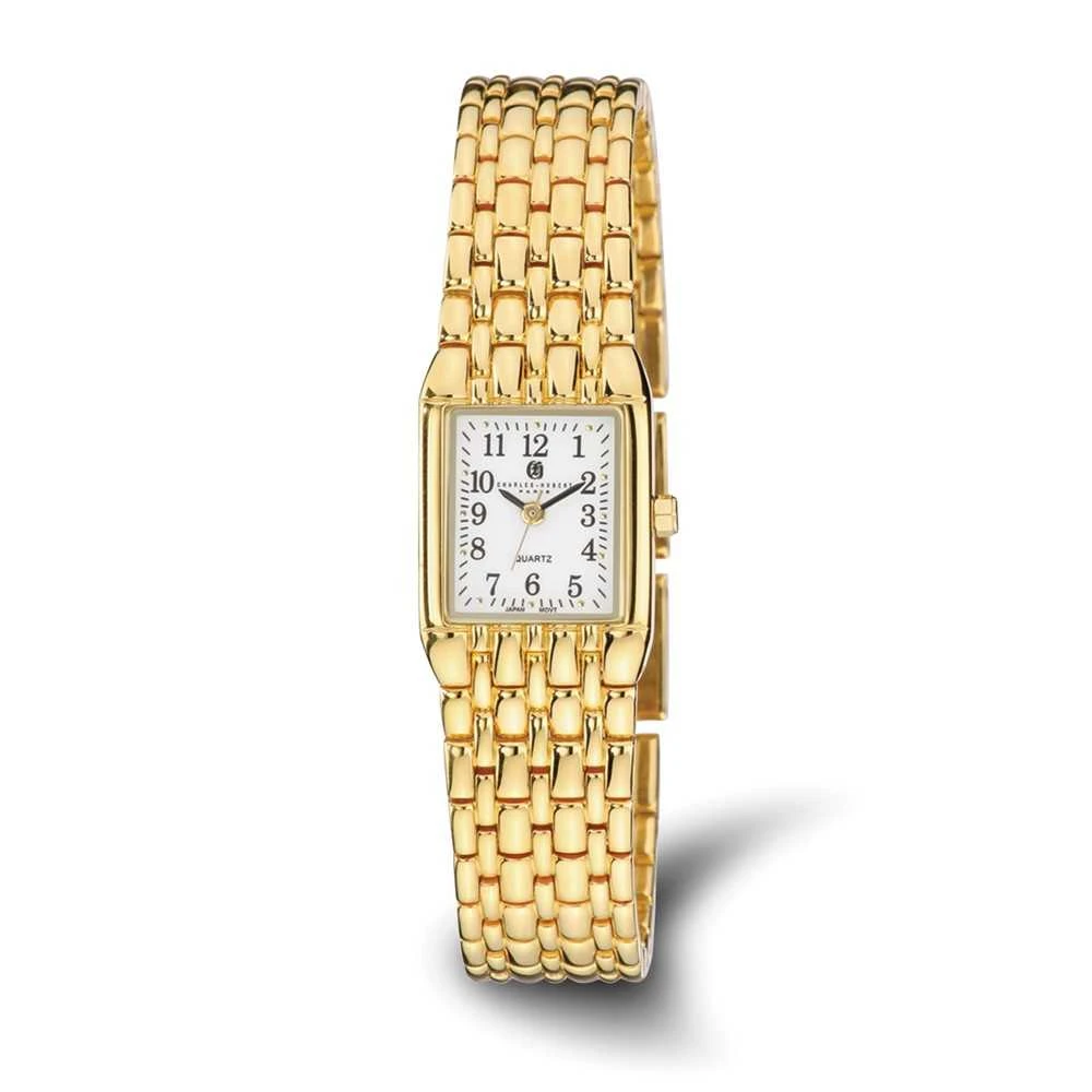 Charles Hubert Gold-finish White Dial Quartz Watch by  display picture 1