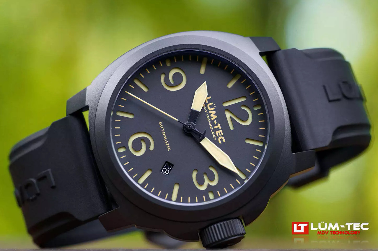 Lum-Tec Mens Watch M92 Automatic Swiss 28,800BPH With Hacking and