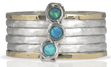 AZURE - Free Floating Collection - MeditationRing (Spinner Ring)