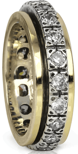 BELOVED - Eternal Jewel Collection - MeditationRing (Spinner Ring)