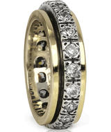 BELOVED - Eternal Jewel Collection - MeditationRing (Spinner Ring)
