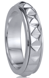 CHARISMA - Silver Serenity Collection - MeditationRing (Spinner Ring)