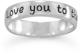 Love you to the moon and back Ring