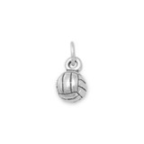 Image of (C) Small Volleyball Charm 925 Sterling Silver