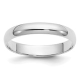 Image of 10K White Gold 3mm Half Round Band Ring