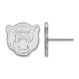 10K White Gold Baylor University Small Post Earrings by LogoArt