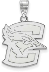 Image of 10K White Gold Creighton University Large Pendant by LogoArt