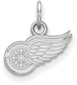 Image of 10K White Gold NHL Detroit Red Wings X-Small Pendant by LogoArt