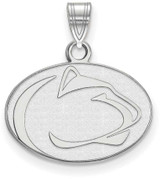 Image of 10K White Gold Penn State University Small Pendant by LogoArt