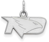 Image of 10K White Gold University of North Dakota X-Small Pendant by LogoArt (1W001UNOD)