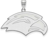 Image of 10K White Gold University of Southern Mississippi Large Pendant by LogoArt