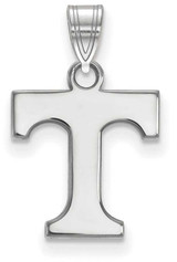 Image of 10K White Gold University of Tennessee Small Pendant by LogoArt (1W002UTN)
