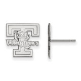 10K White Gold University of Tennessee Small Post Earrings by LogoArt (1W050UTN)