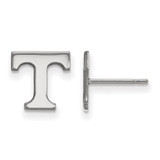 10K White Gold University of Tennessee X-Small Post Earrings by LogoArt 1W008UTN