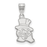 10K White Gold Wake Forest University Medium Pendant by LogoArt (1W057WFU)