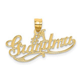 Image of 10k Yellow Gold #1 Grandma Pendant