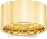Image of 10K Yellow Gold 12mm Standard Flat Comfort Fit Band Ring