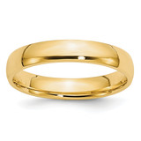 Image of 10K Yellow Gold 4mm Lightweight Comfort Fit Band Ring