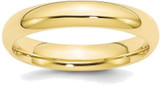 Image of 10K Yellow Gold 4mm Standard Comfort Fit Band Ring