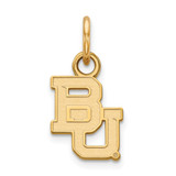 10K Yellow Gold Baylor University X-Small Pendant by LogoArt (1Y001BU)