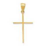 Image of 10K Yellow Gold Cross Pendant 10C1106