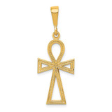 Image of 10K Yellow Gold Cross Pendant 10C290