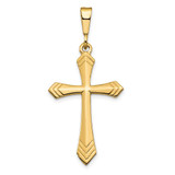 Image of 10K Yellow Gold Cross Pendant 10C60