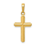 Image of 10k Yellow Gold Cross Pendant 10K5447