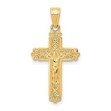 Image of 10K Yellow Gold Crucifix Pendant 10C1070
