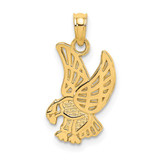 Image of 10k Yellow Gold Eagle Pendant 10K6586