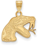 Image of 10K Yellow Gold Florida A&M University Small Pendant by LogoArt